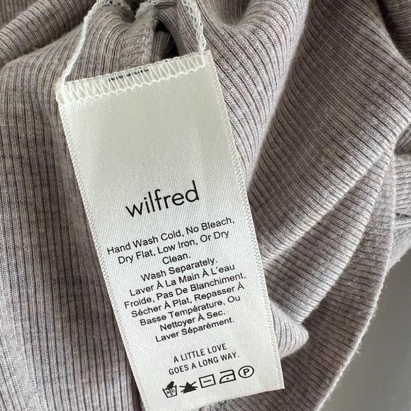 aritzia wilfred huet turtleneck - heather grey, size S - Picture 8 of 8
